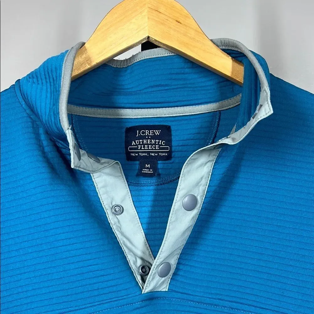 J. Crew Blue Casual Button Down Shirt with Modern Styling